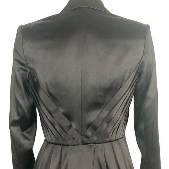 ALICE + OLIVIA Silk Blazer Jacket in Black - Size XS - Picture 4 of 10